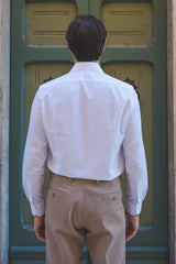 Camicia Dobby Shirt White Dots