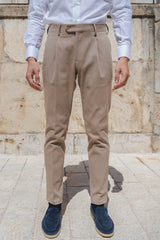 Brown Cotton Trousers