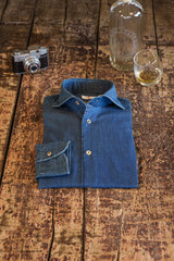 Dark Blue Denim Shirt