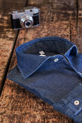 Dark Blue Denim Shirt