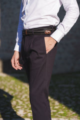 Blue Cotton Trousers