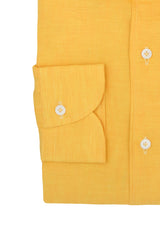 Yellow Linen Shirt - SAVE35