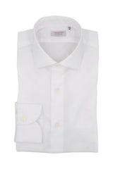 Camicia Tinta Unita Twill Bianca