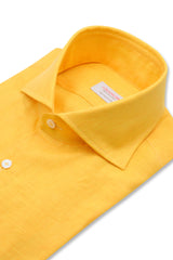 Yellow Linen Shirt - SAVE35