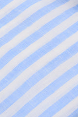 Striped Linen Shirt Blue - SAVE35