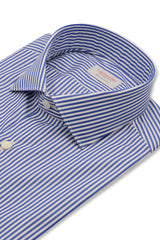 Camicia Righe Popeline Blue
