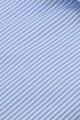 Camicia Righe Popeline Azzurra
