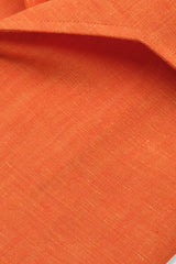 Camicia Collo Capri Tinta Unita Arancione