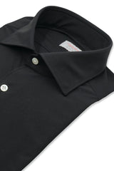 Black No Iron Techincal Fabrics Shirt