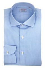 Light Blue And White Small Stripe Ready - Italian Cotton - Handmade in Italy