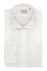White Popeline Solid Shirt