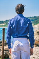 Blue Linen Shirt