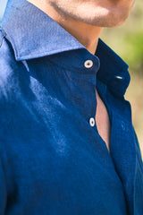 Blue Linen Shirt