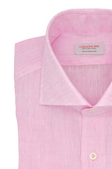 Rose Linen Shirt - Italian Linen - Handmade in Italy - Outlet