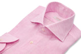 Rose Linen Shirt - Italian Linen - Handmade in Italy - Outlet