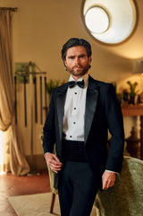 Plissé Wing Collar Tuxedo Shirt