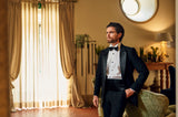 Plissé Wing Collar Tuxedo Shirt