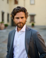 White Twill Solid Shirt Handmade