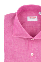 Camicia Lino Rosa