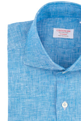 Dark Turquoise Linen Shirt