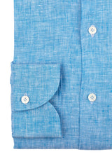 Dark Turquoise Linen Shirt