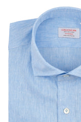 Azure Cotton Linen Shirt