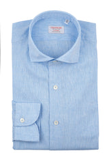 Azure Linen Blend Shirt