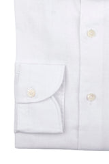 White Cotton Linen Shirt