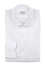 White Linen Blend Shirt