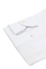 White Cotton Linen Shirt