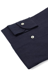 Blue Cotton Linen Shirt