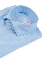 Azure Cotton Linen Shirt