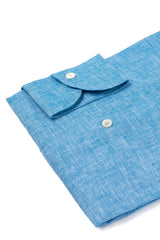 Dark Turquoise Linen Shirt