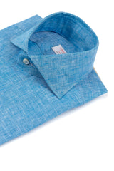 Dark Turquoise Linen Shirt