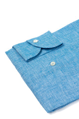 Dark Turquoise Linen Shirt