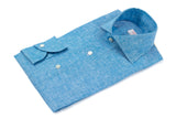 Dark Turquoise Linen Shirt