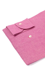 Camicia Lino Rosa