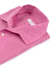 Pink Linen Capri Shirt