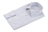 Camicia Righe Popeline Blue e Bianca