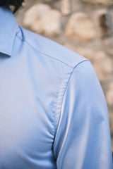 Easy Iron Azure Twill Shirt
