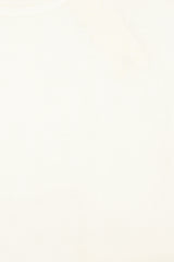 White Cotton Thread Sweater Short Sleeve