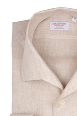 Beige Linen Capri Shirt