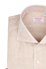 Beige Linen Shirt