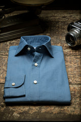 Denim Azure Shirt Handmade