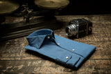 Denim Azure Shirt Handmade