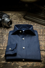Denim Blue Shirt Handmade