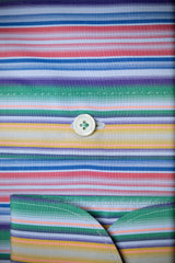Bold Multi Striped Poplin Shirt Handmade