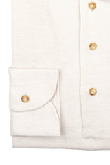 Polo Camicia Jersey Bianca Fatta a Mano