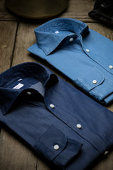 Denim Blue Shirt Handmade