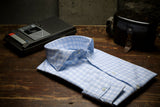 Check Twill Shirt Azure